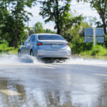 Vehicle and flood